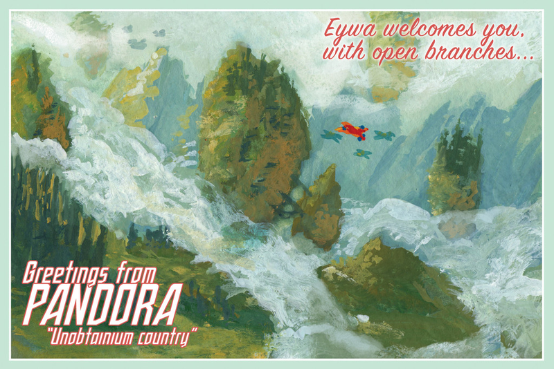 Illustration for article titled These Fictional Space Postcards May Make You Go Back to Snail Mail